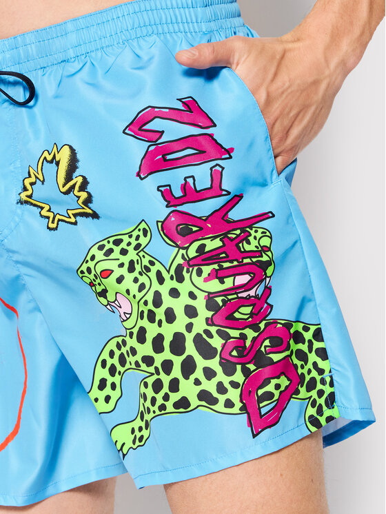 Dsquared2 Underwear Dsquared2 Underwear Plaukimo šortai Boxer D7B544170.45852 Mėlyna Regular Fit