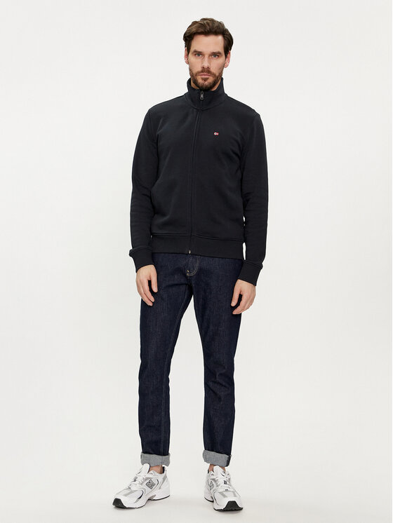 Napapijri Napapijri Bluză Balis NP0A4HHW Negru Regular Fit