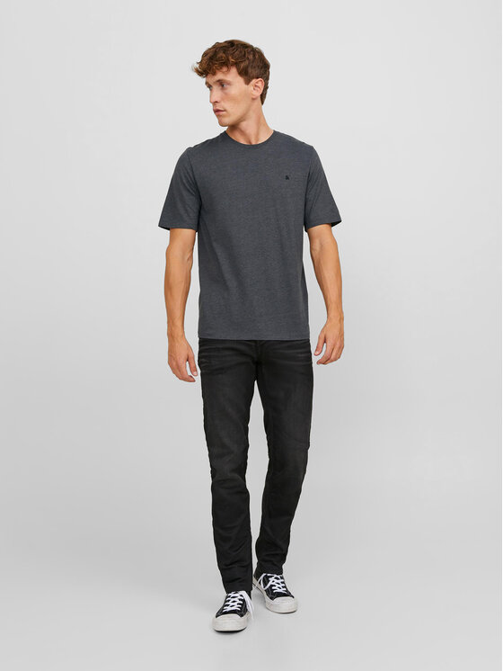 Jack & Jones Jack & Jones T-Shirt Paulos 12245087 Szary Standard Fit