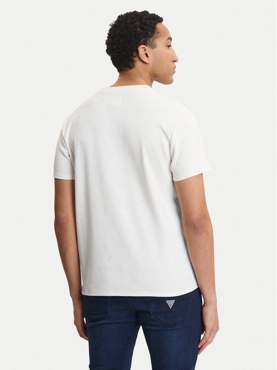 Guess Guess T-krekls M6GP26 K3177 Écru Regular Fit