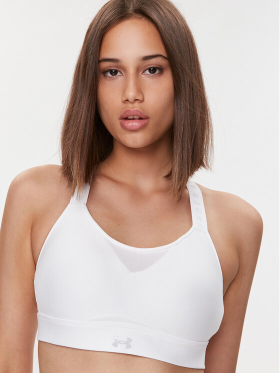 Under Armour Under Armour Biustonosz sportowy Ua Infinity High Bra 1351994 Biały Fitted Fit