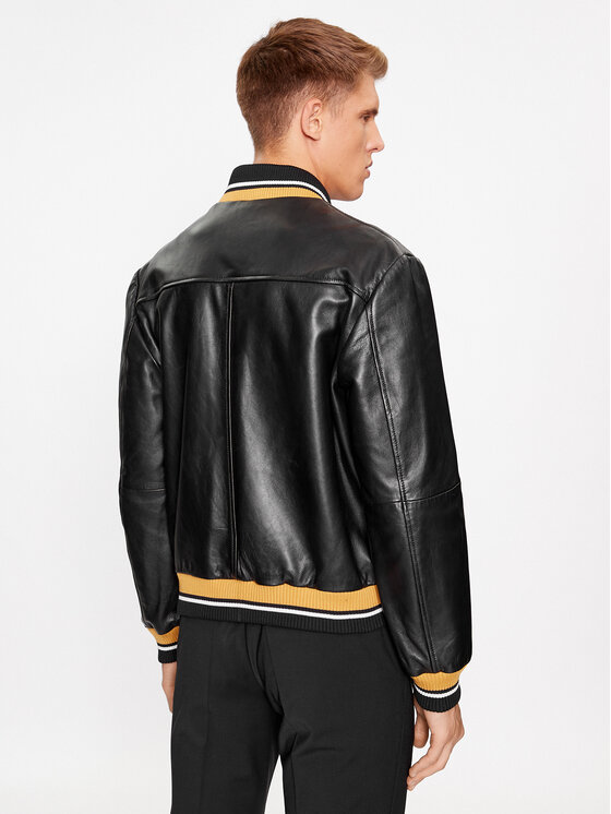 Just Cavalli Just Cavalli Nahkjope 75OAVP01 Must Regular Fit