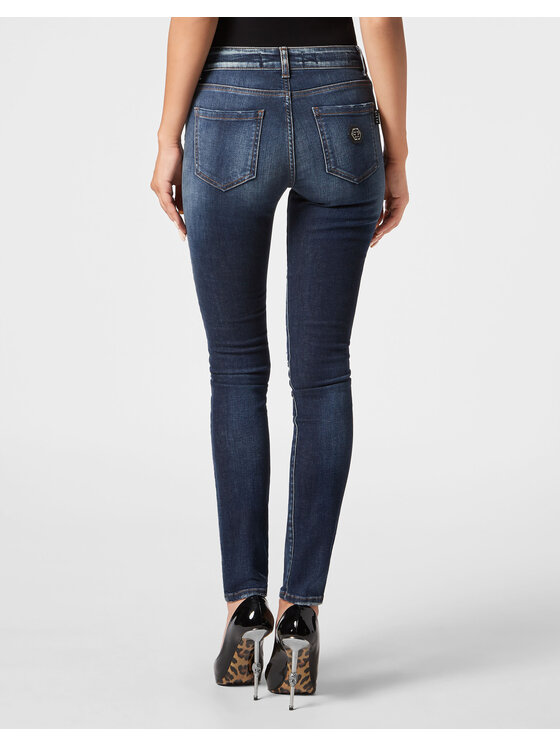 PHILIPP PLEIN PHILIPP PLEIN Jeggins 1483 Světle modrá