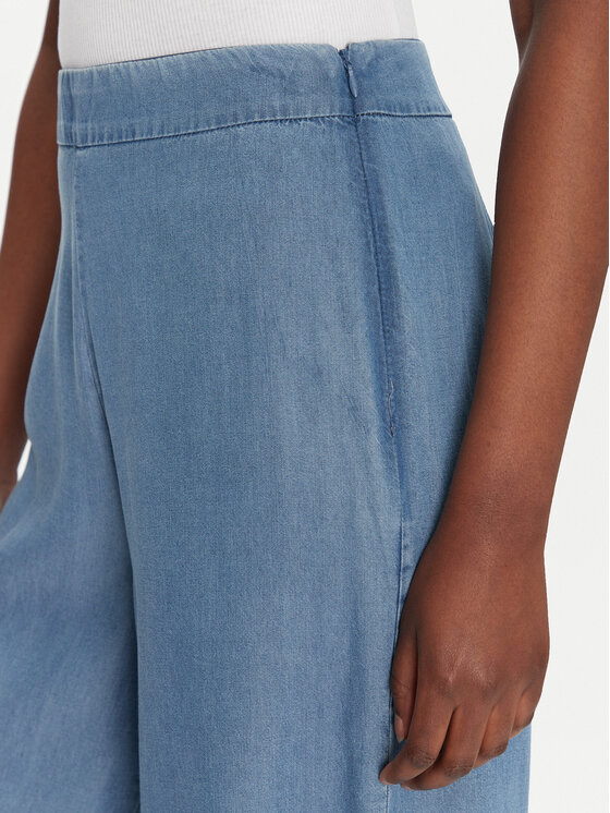 ONLY ONLY Kalhoty culottes Charis 15337936 Modrá Wide Leg