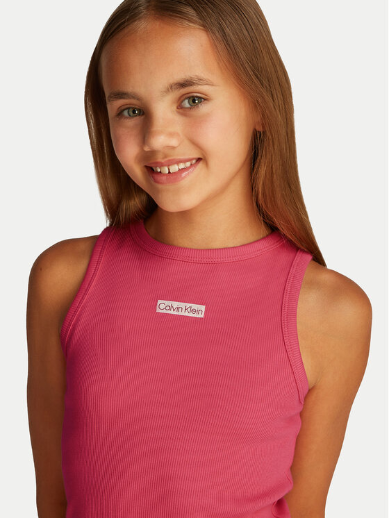 Calvin Klein Jeans Calvin Klein Jeans Kleid für den Alltag IG0IG02906 Rosa Slim Fit