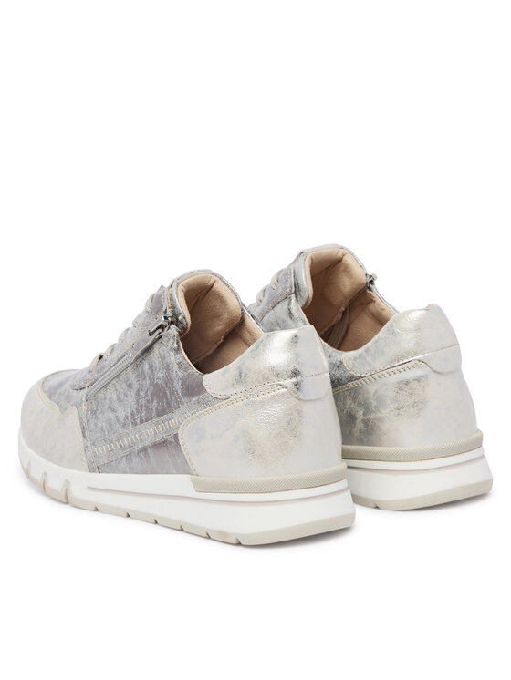 Caprice Caprice Sneakersy 9-23750-46 Srebrny