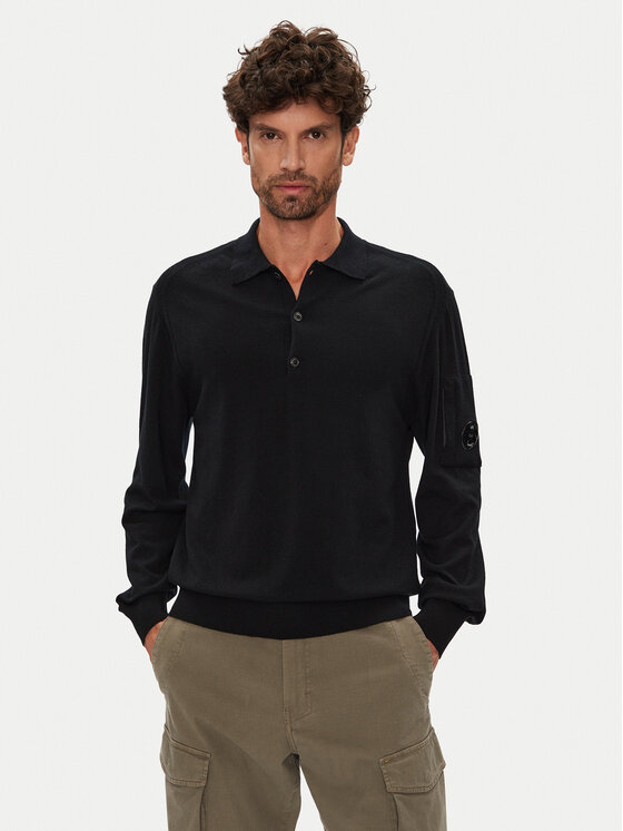 C.P. Company C.P. Company Pulover 19CMKN038A005528A Negru Regular Fit