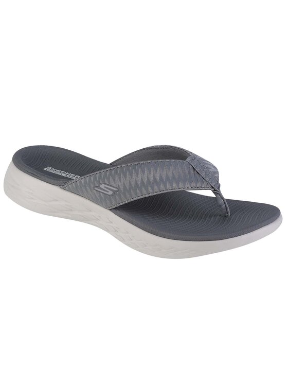 Japonki, rozmiar 37, Szare, Skechers On The Go 600 - Favorite