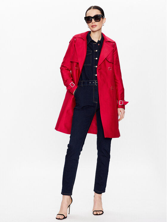 Morgan Morgan Tenchcoat 231-GIKA Rot Regular Fit