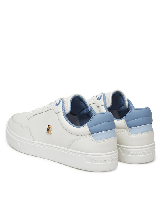 Tommy Hilfiger Tommy Hilfiger Sneakersy Essential Elevated Court Sneaker FW0FW08680 Biela