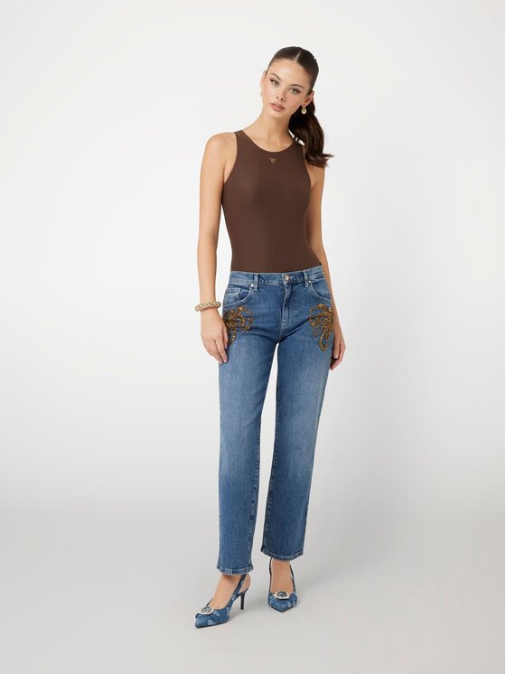 Guess Guess Jeansy 169323 Niebieski Straight Fit