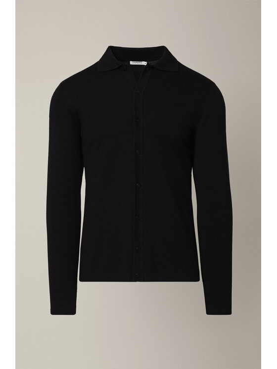Lancerto Lancerto Polo Patrizio SW073126000002 Czarny Regular Fit