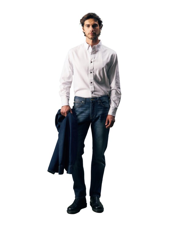 Lee Lee Jeansy 112387685 Niebieski Slim Fit