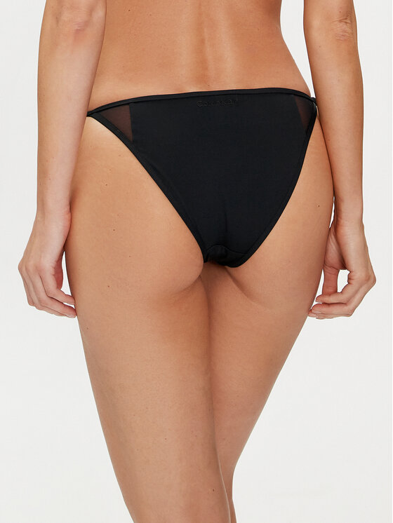 Calvin Klein Swimwear Bikini Unterteil KW0KW02328 Schwarz Modivo