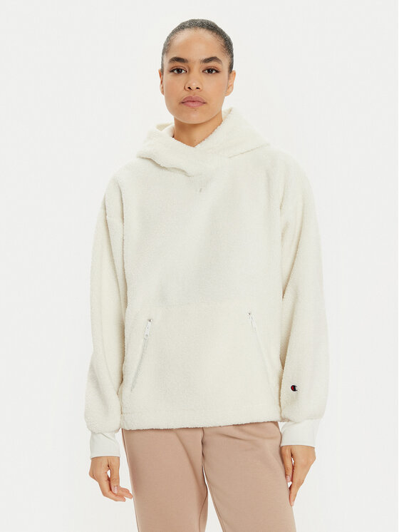 Champion Bluza 117549 Écru Loose Fit