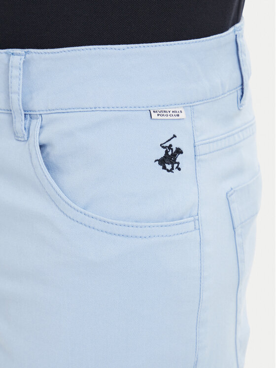 Beverly Hills Polo Club Beverly Hills Polo Club Chino kalhoty P-SS26W-T586585 Tmavomodrá Slim Fit