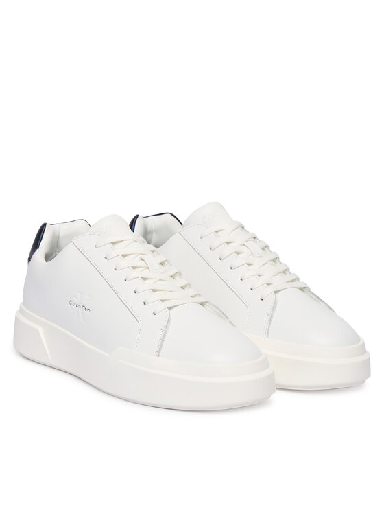 Calvin Klein Calvin Klein Sportcipők Chunky Cupsole Laceup Lth YM0YM01344 Fehér