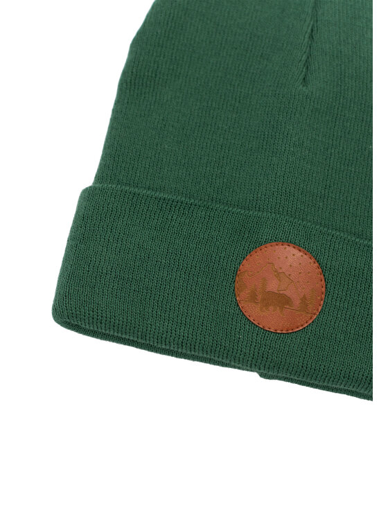 Kabak Kabak Czapka klasyczna beanie Zielony