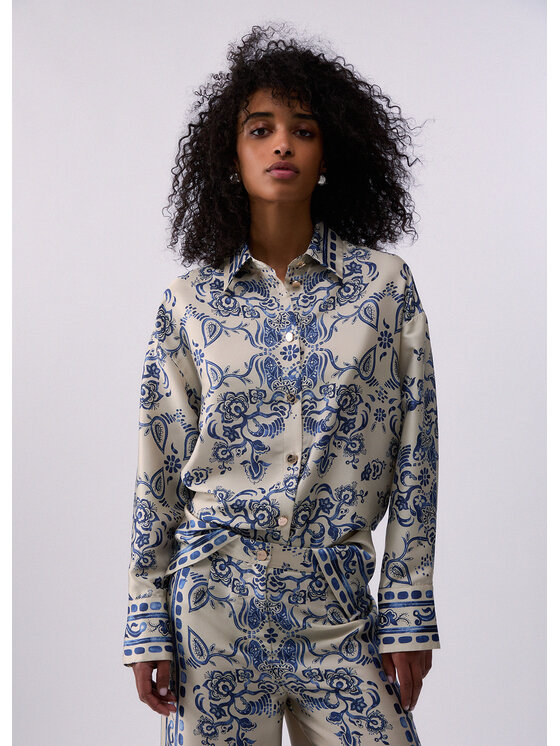 Liu Jo Liu Jo Camicia CA6229TS555P9652 Azzurro chiaro Loose Fit