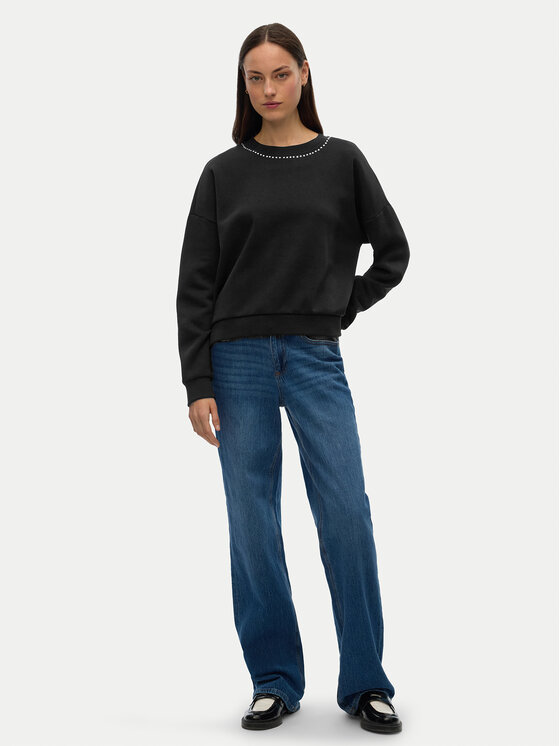 Vero Moda Vero Moda Bluza Lotte 10333544 Czarny Regular Fit