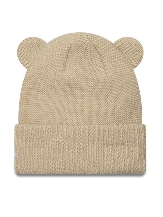 New Era New Era Čepice Teddy Bear Ears Cuff Knit Beanie 60580874 Béžová