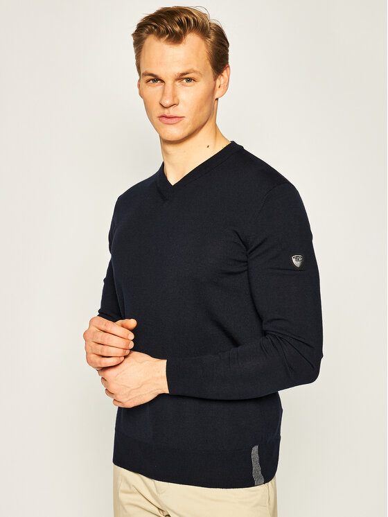EA7 Emporio Armani EA7 Emporio Armani Džemperis 8NPMZ7 PM62Z 1578 Tumši zils Regular Fit
