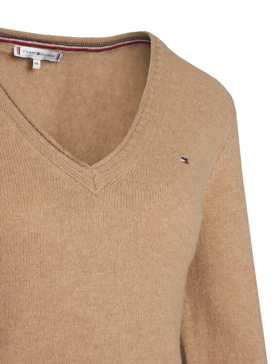 Tommy Hilfiger Tommy Hilfiger Pullover WW0WW43505 Beige Regular Fit