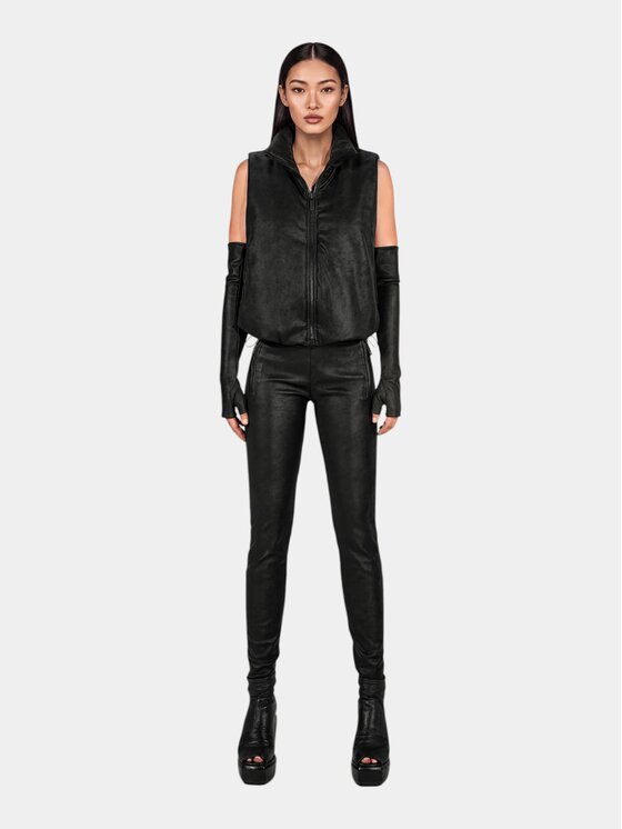 MADE BY SOCIETY MADE BY SOCIETY Kurtka anorak NOIR LINE - V27939 Czarny Basic Fit
