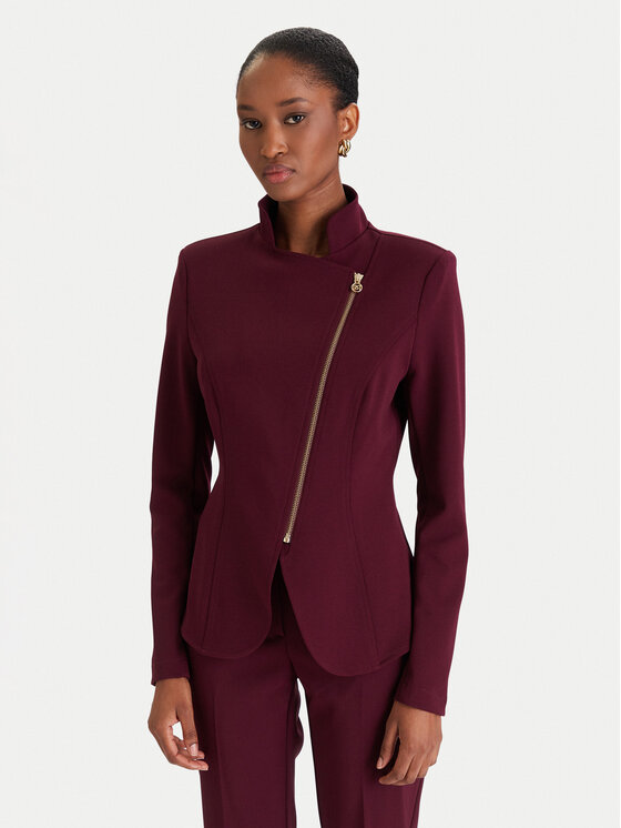Rinascimento Rinascimento Sacou CFC0125220003 Vișiniu Slim Fit