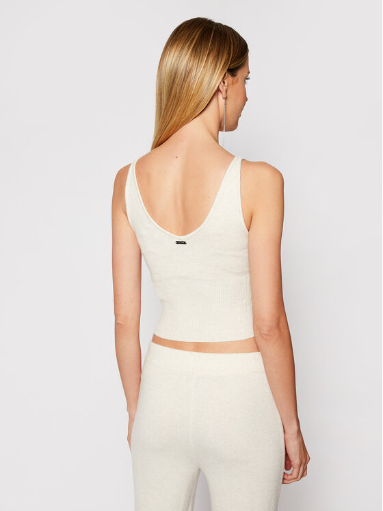 Guess Guess Top W0RR25 R2QA0 Bež Slim Fit