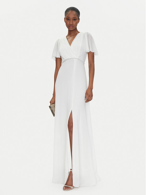 Rinascimento Rinascimento Rochie de seară CFC0122466003 Alb Regular Fit
