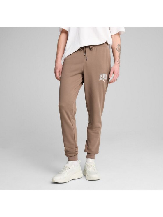 Puma Puma Spodnie dresowe 684652 Brązowy Regular Fit