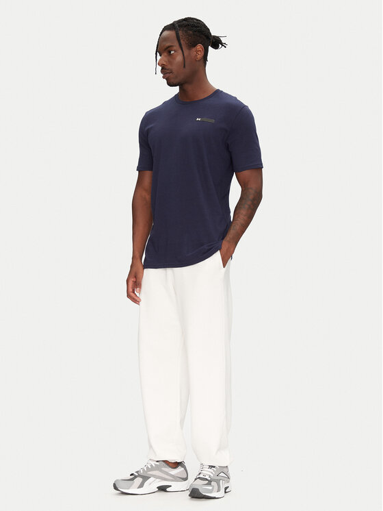 Under Armour Under Armour Majica Strip Logo 1390203 Mornarsko modra Relaxed Fit