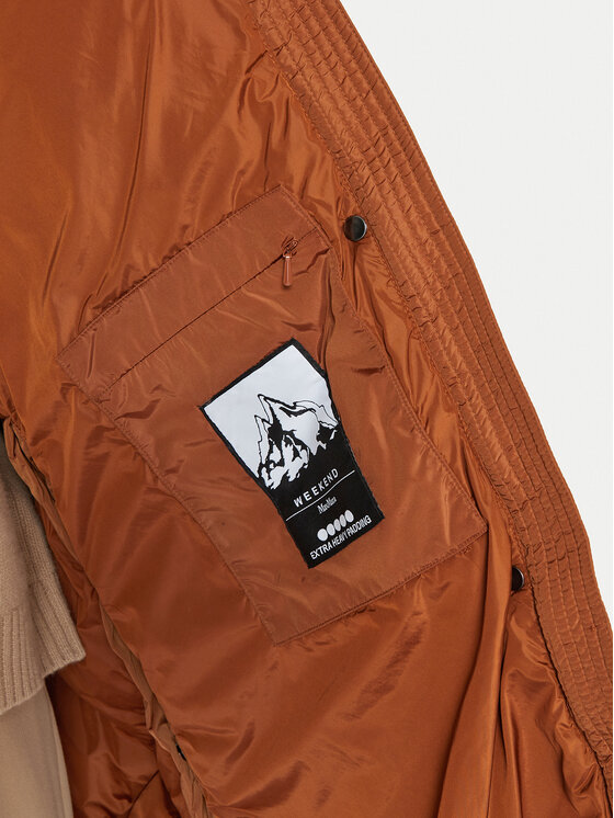 Weekend Max Mara Weekend Max Mara Puhovka Guelfo 2425496092 Rjava Regular Fit