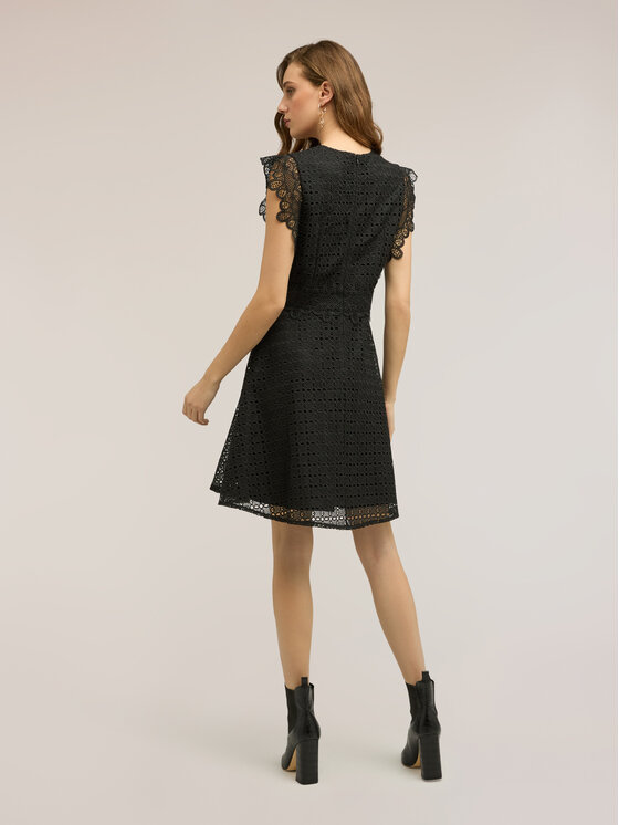 Motivi Motivi Abito da cocktail 7058Q003484N033 Nero Flared Fit