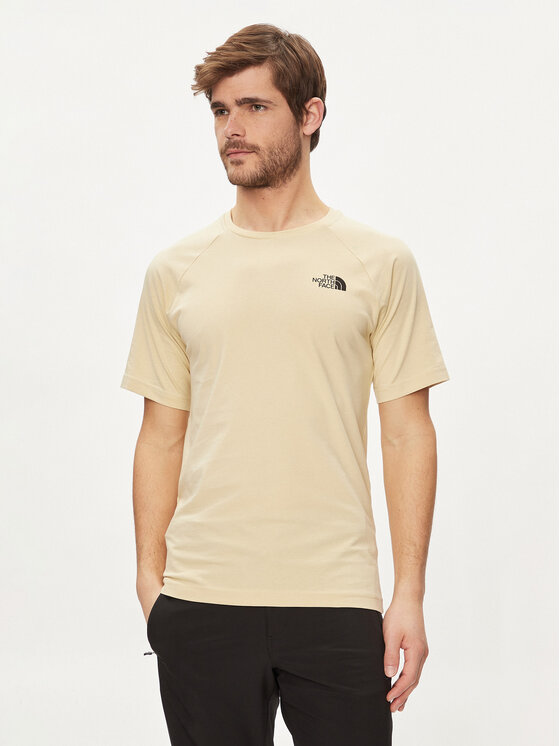 The North Face The North Face Marškinėliai NF0A87NU Smėlio Regular Fit
