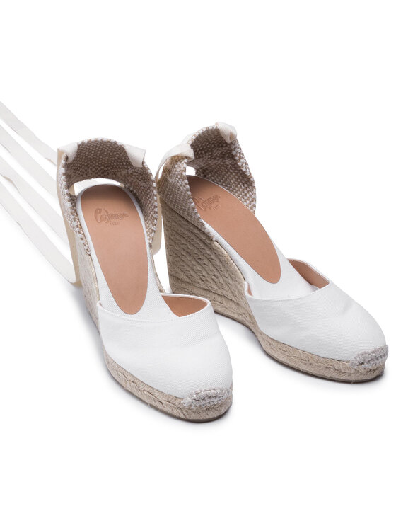 Castañer Castañer Espadrilės Carina/8/001 020962-200 Balta