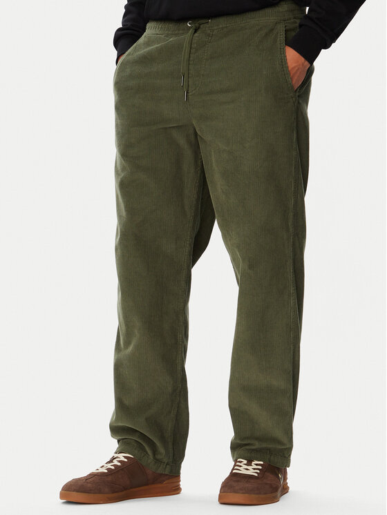Billabong Billabong Παντελόνι υφασμάτινο Larry Cord EBYNP00111 Πράσινο Regular Fit