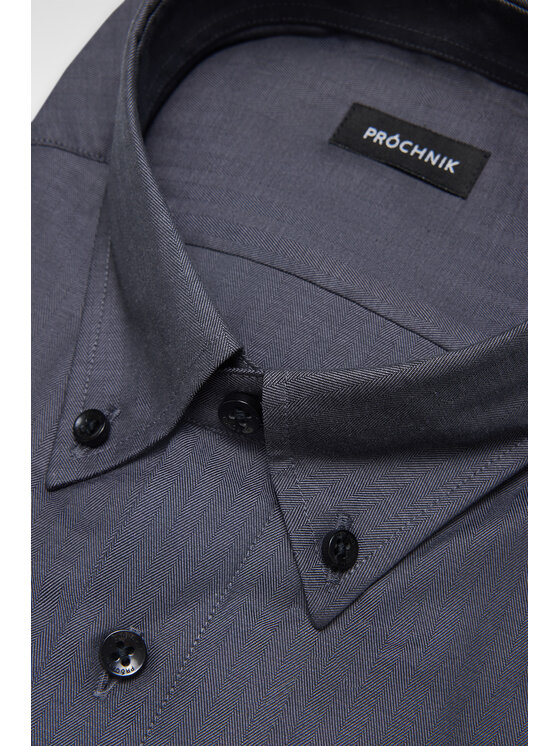 Próchnik Próchnik Koszula PM48 KO073224000045 Szary Slim Fit