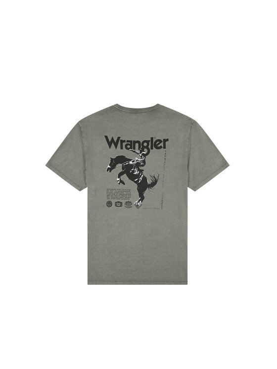 Wrangler Wrangler T-shirt GRAPHIC TEE Grigio Regular Fit