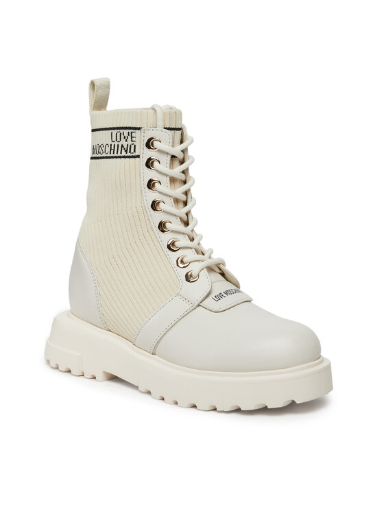 LOVE MOSCHINO LOVE MOSCHINO Īsie zābaki JA24324G0HIY612A Balts