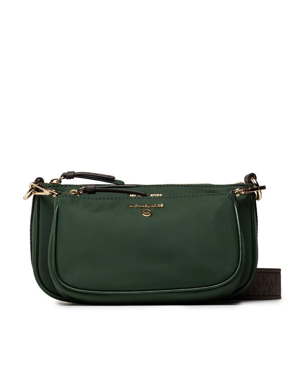 MICHAEL Michael Kors Borsa Jet Set Piccola In Nylon Verde in Green