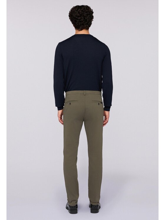 Trussardi Trussardi Pantalone da abito P711M000092N035 Verde Boy Fit