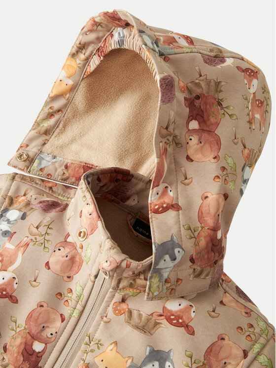 NAME IT NAME IT Salopetă Softshell Alfa 13232337 Bej Regular Fit