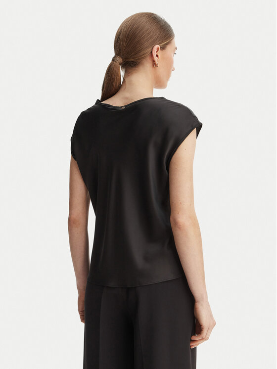 Rinascimento Rinascimento Blúzka CFC0127631003 Čierna Regular Fit
