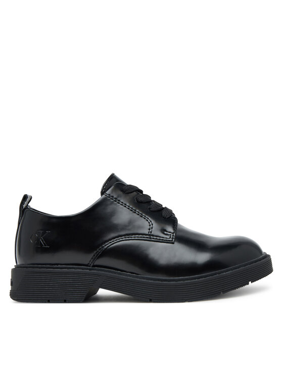 Calvin Klein Calvin Klein Oksfordo batai Low Cut Lace-Up Shoe V3X4-83182-1453 S Juoda