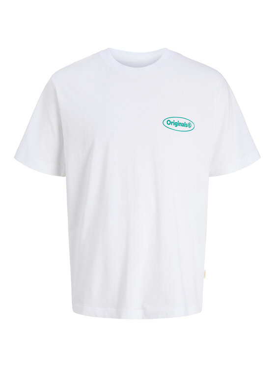 Jack & Jones Jack & Jones Marškinėliai Riviera 12295202 Balta Regular Fit