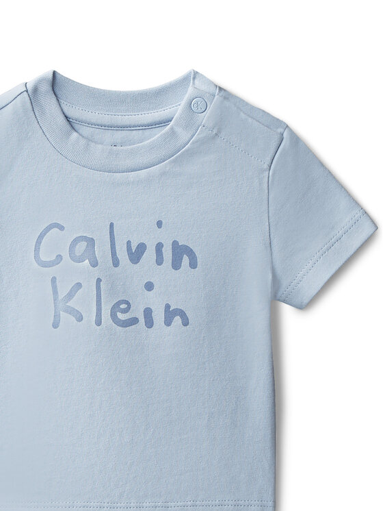 Calvin Klein Calvin Klein T-shirt LVCKSJA52B Plava Regular Fit