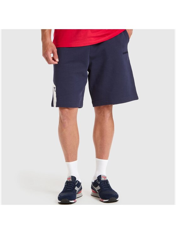 Diadora Diadora Szorty materiałowe DIADORA BERMUDA ICON Granatowy Regular Fit