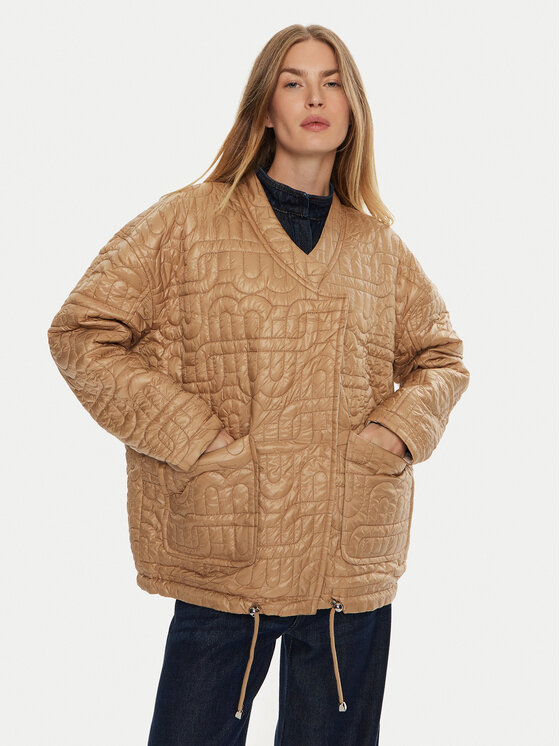 Munthe Munthe Übergangsjacke Timothie 243153524343 Beige Loose Fit